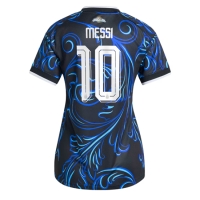 Camiseta Argentina Lionel Messi #10 Segunda Equipación Replica Mundial 2026 para mujer mangas cortas